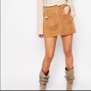 Free People Modern Love Suede Mini